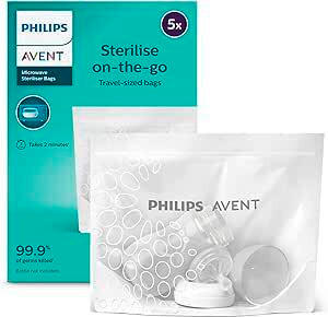 VREĆICA ZA STERILIZACIJU      - prozirno, Basics, plastika (10,5/4/15,5cm) - Avent