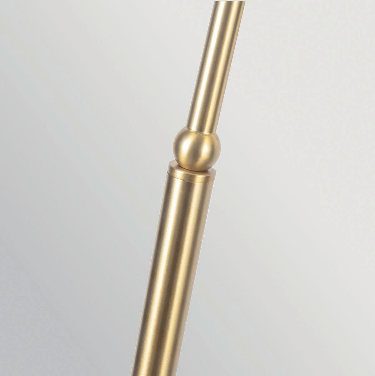 STEHLEUCHTE Alora Mood 45,7/172,7 cm  - Goldfarben/Creme, Design, Textil/Metall (45,7/172,7cm) - Elstead Lighting