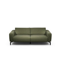 2,5-SITZER Chenille Waldgrün  - Waldgrün/Schwarz, Design, Textil/Metall (220/86/86-94cm) - SENSOO