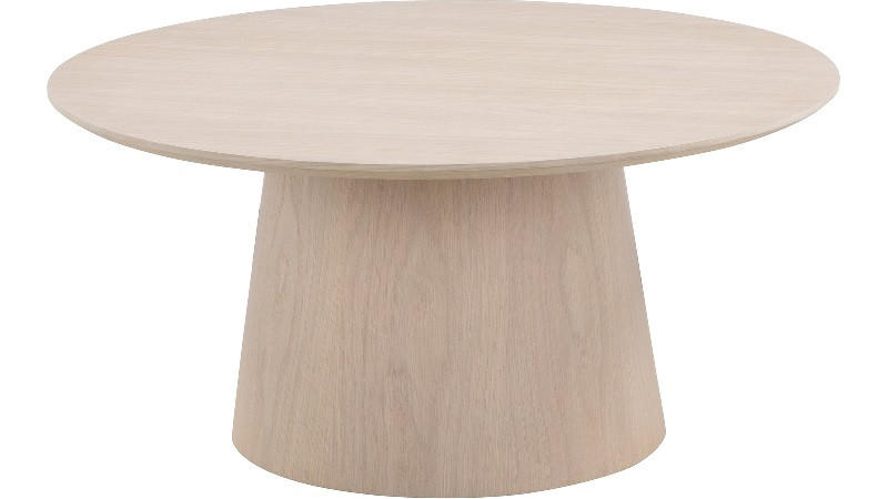 SOFFBORD i trä 80/80/38 cm  - ek Bianco, Design, trä (80/80/38cm) - Best Price
