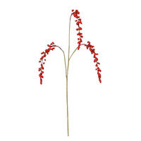 KUNSTBLUME - Hellrot, Basics, Kunststoff (110cm)