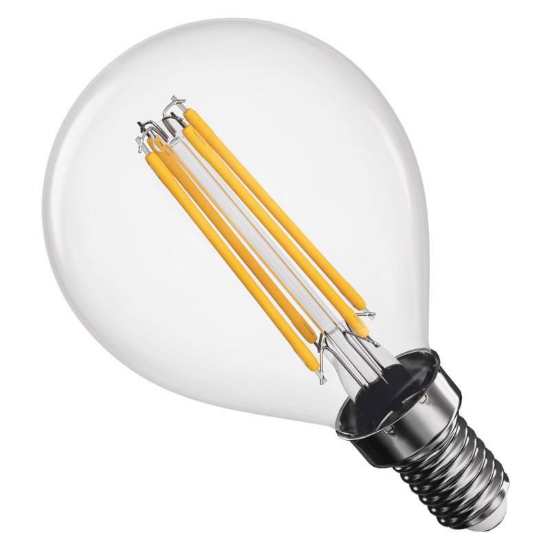 FILAMENTOVÁ LED ŽÁROVKA E14 - Basics, plast (4.5/4.5/8cm)