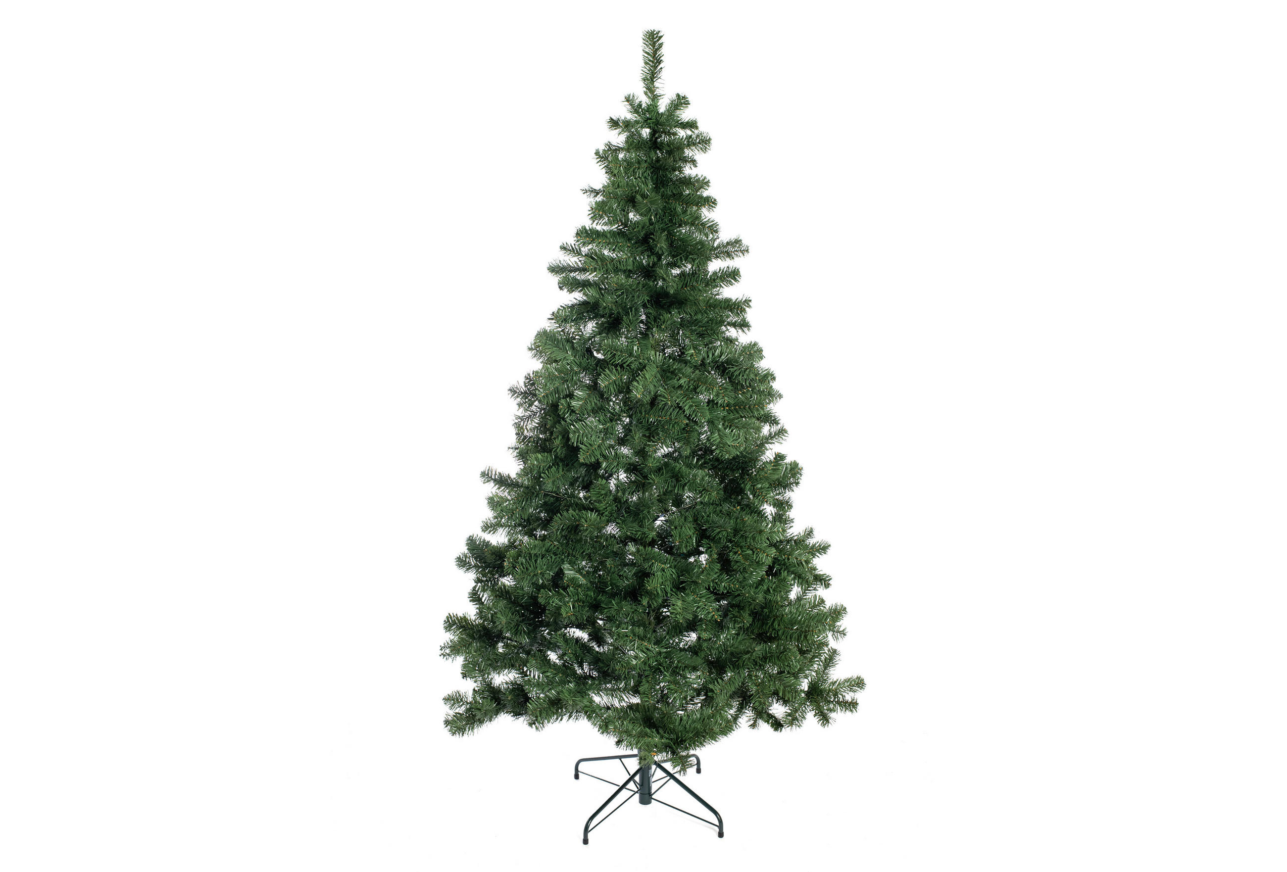 WEIHNACHTSBAUM 210 cm  - Waldgrün, Basics, Kunststoff/Metall (124/210cm)