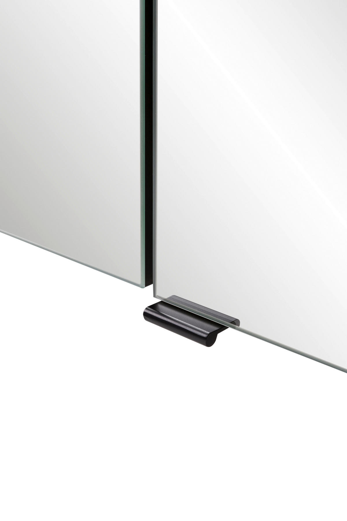 SPIEGELSCHRANK 80/64/20 cm  - Kaschmir/Schwarz, Modern, Glas/Holzwerkstoff (80/64/20cm) - Held