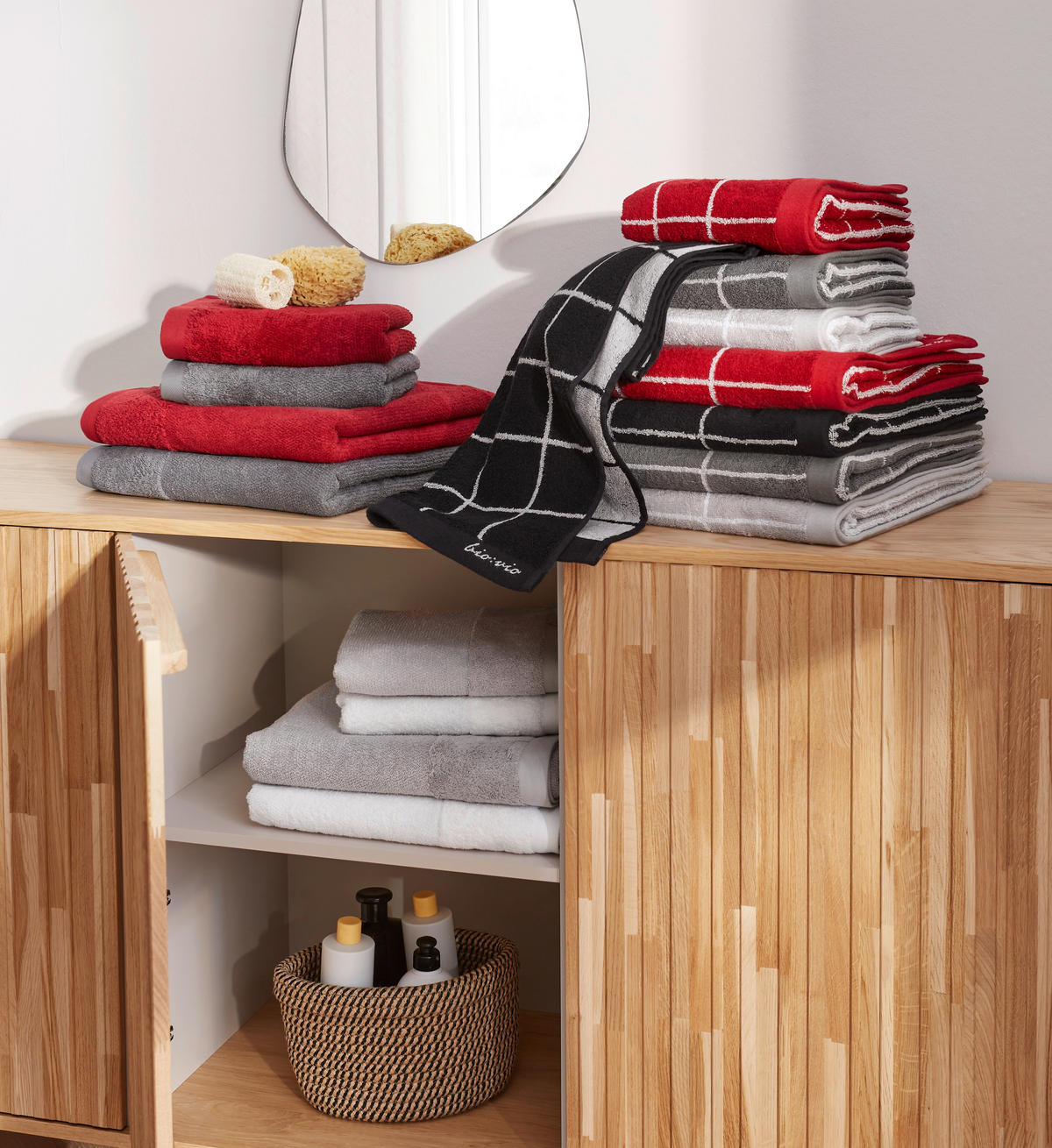 KÉZTÖRLŐ 50/100 cm fehér  - fehér, Natur, textil (50/100cm) - Bio:Vio