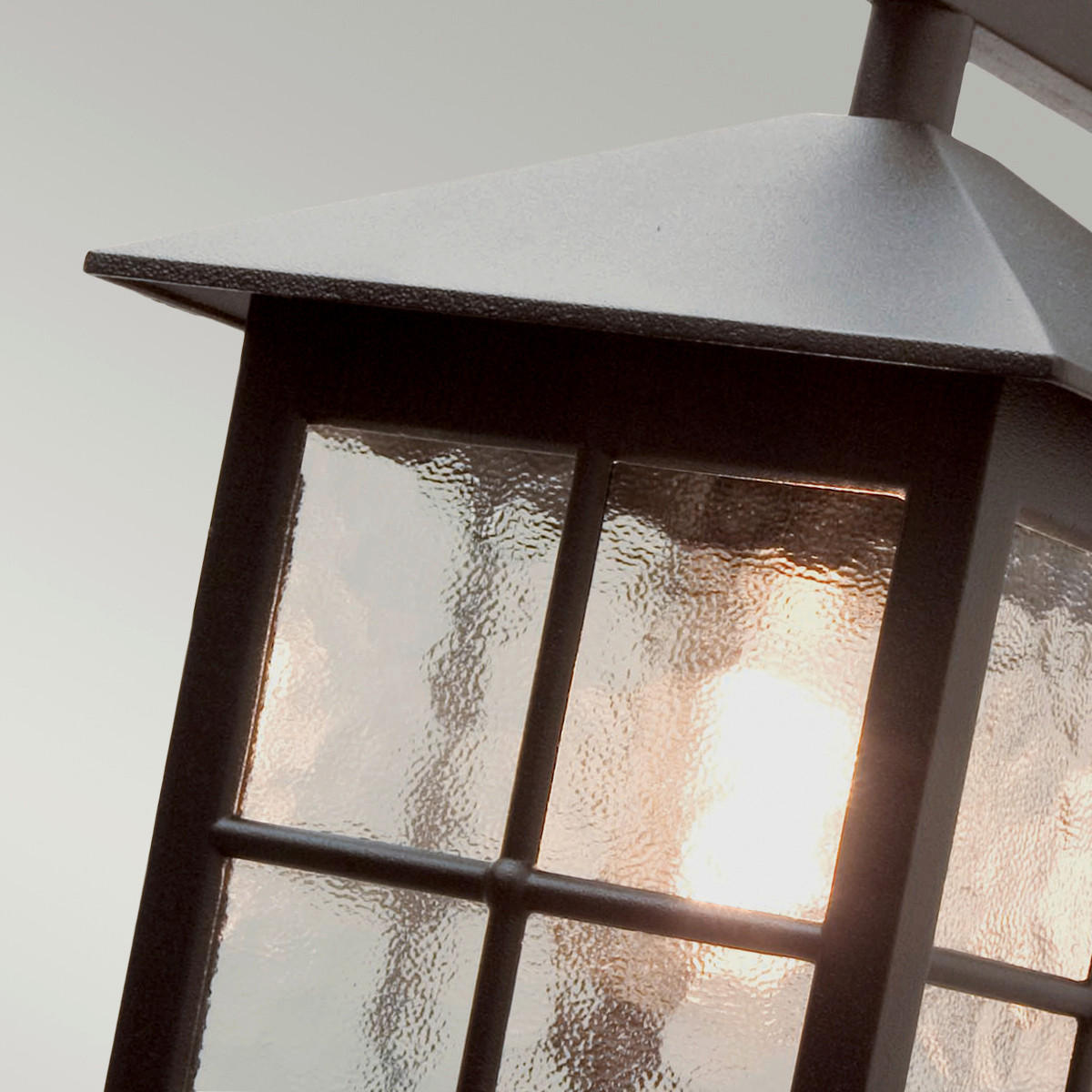 VÄGGLAMPA UTOMHUS - svart, Basics, metall/glas (18.5/40/31cm) - Elstead Lighting