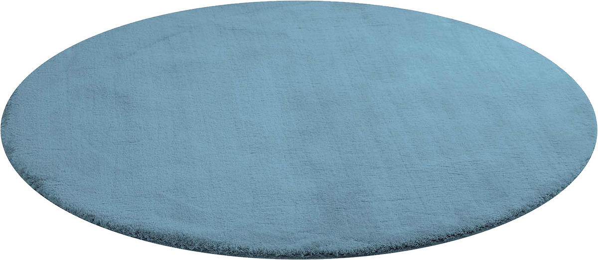 WEBTEPPICH Wohnzimmer 200 cm Fiona Hellblau rund  - Hellblau, KONVENTIONELL, Textil (200cm) - Novel