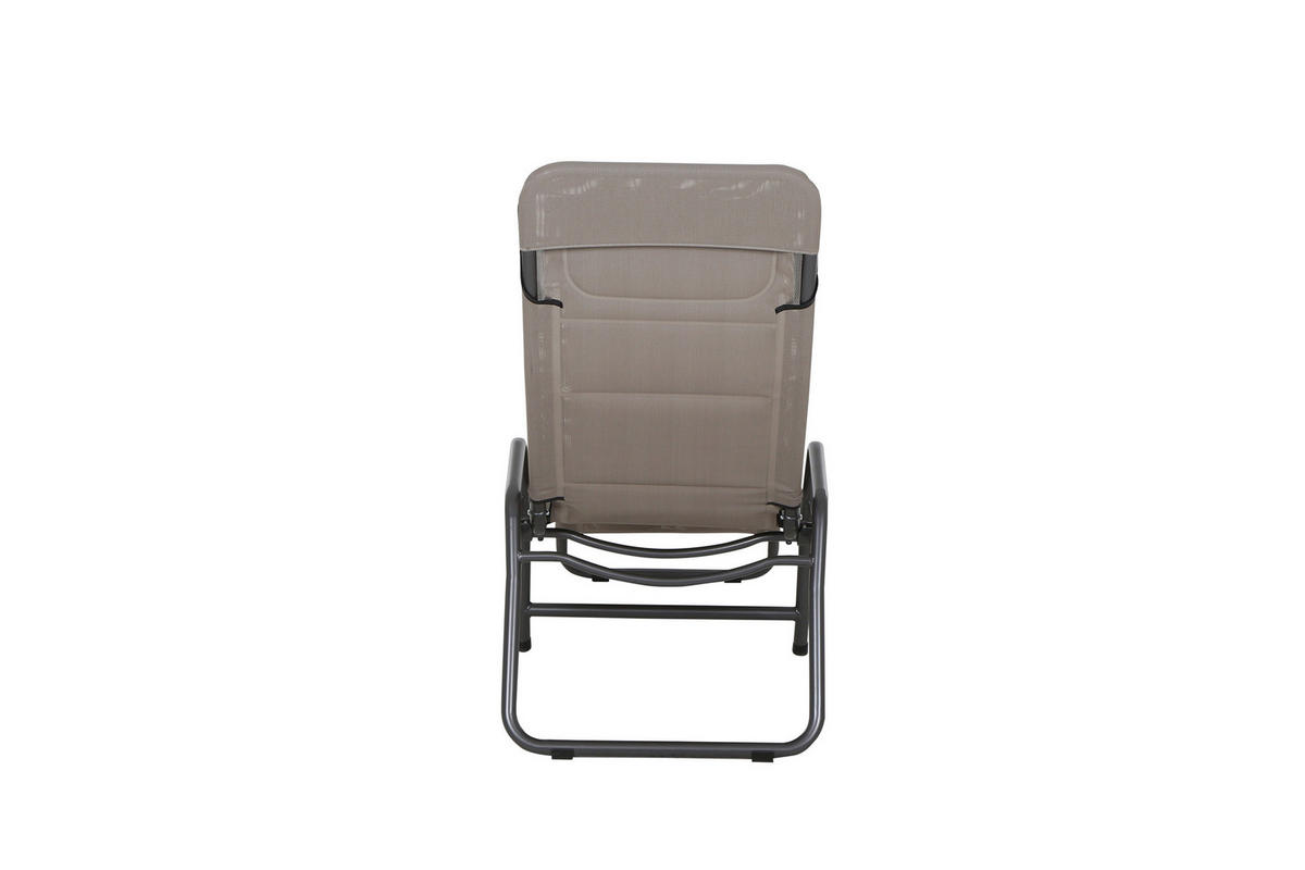 KIPPLIEGE 71/112/150 cm  - Taupe, KONVENTIONELL, Kunststoff/Metall (71/112/150cm) - Siena Garden
