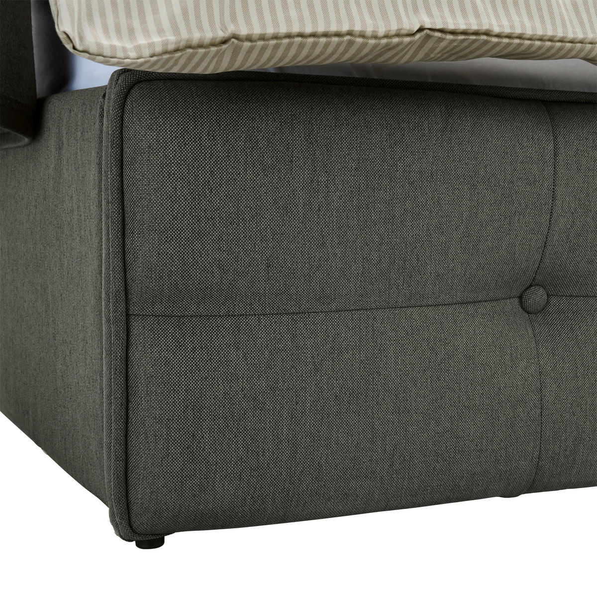 TAPECIRANI KREVET    180/200 cm  - tamno siva, Moderno, drvo/tekstil (180/200cm) - Carryhome