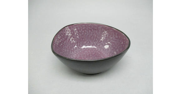 SCHALE SÖREN - Violett/Schwarz, LIFESTYLE, Keramik (16,5/6,5/18cm) - Novel