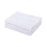 SET PLATNENIH PELENA - bela, Osnovno, tekstil (70/75cm)