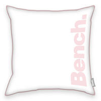 KISSENHÜLLE 50/50 cm  - Rosa/Weiß, KONVENTIONELL, Textil (50/50cm) - Bench