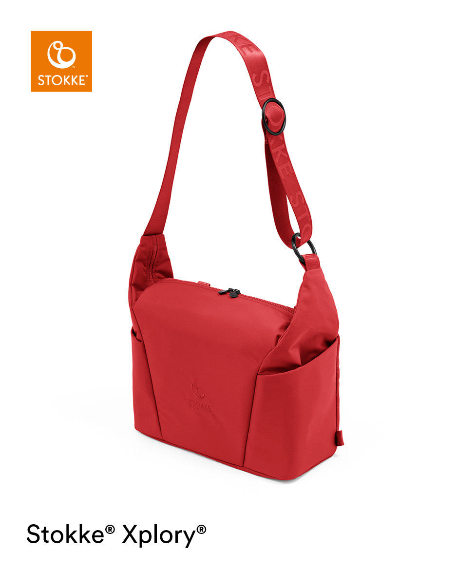 WICKELTASCHE Xplory X  - Rot, Basics, Kunststoff/Textil (40/30/17cm) - Stokke