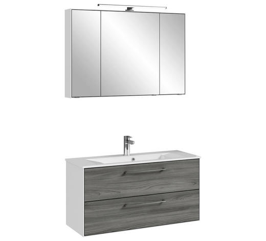 Badezimmer 2-teilig in Weiß & Grau kaufen Badezimmer 2-teilig in Weiß & Grau kaufen