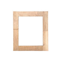 SPIEGEL 68/79/3 cm    in quadratisch  - Naturfarben, Design, Glas/Holz (68/79/3cm) - MID.YOU