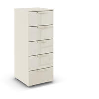 KOMMODE  in 40/100/42 cm  - Champagner, Design, Glas/Holzwerkstoff (40/100/42cm) - Xora