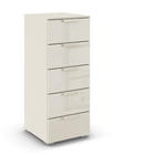 KOMMODE  in 40/100/42 cm  - Champagner, Design, Glas/Holzwerkstoff (40/100/42cm) - Xora