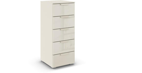 KOMMODE  in 40/100/42 cm  - Champagner, Design, Glas/Holzwerkstoff (40/100/42cm) - Xora