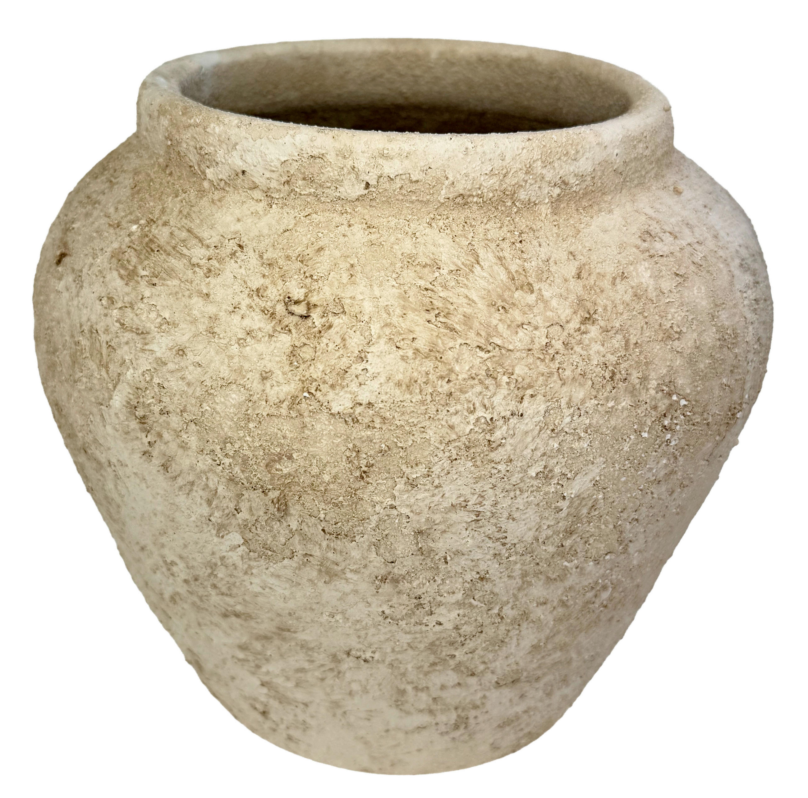 VÁZA, keramika,  - béžová hnědá, Basics, keramika (26/22/26cm)