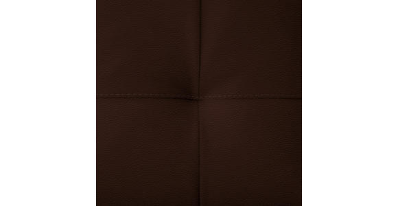 ECKSOFA in Echtleder Braun 165/313 cm - Schwarz/Braun, Design, Leder/Metall (165/313cm) - Emilio Belluti