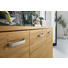 SIDEBOARD foliert Eichefarben - Eichefarben/Alufarben, Design, Holzwerkstoff/Kunststoff (150/88,4/43,6cm) - Set one by Musterrin