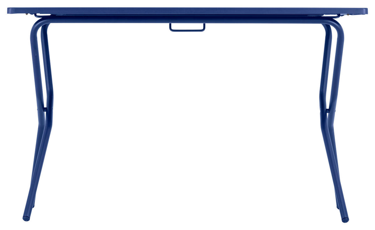 GARTENKLAPPTISCH 120/64/73 cm Metall rechteckig  - Blau, Basics, Metall (120/64/73cm) - Lafuma Mobilier