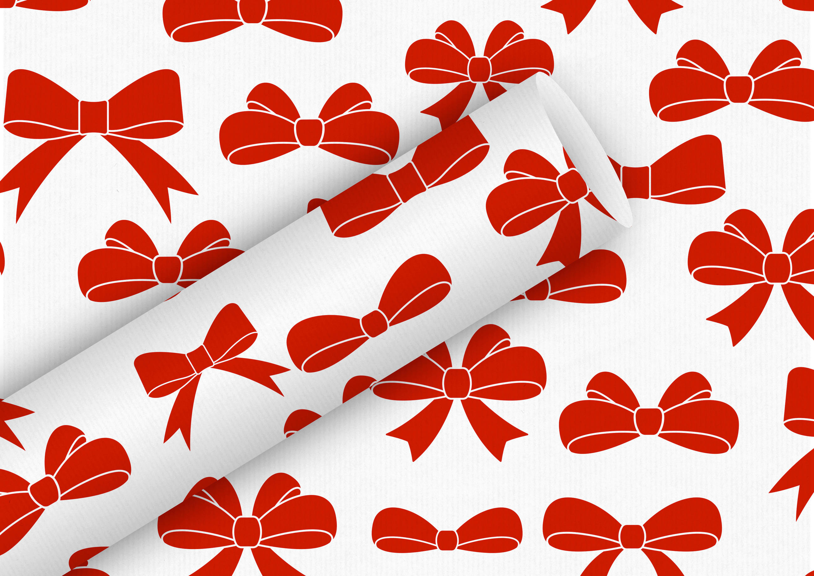 GESCHENKPAPIER  - Rot, Trend, Papier (4/70/4cm)