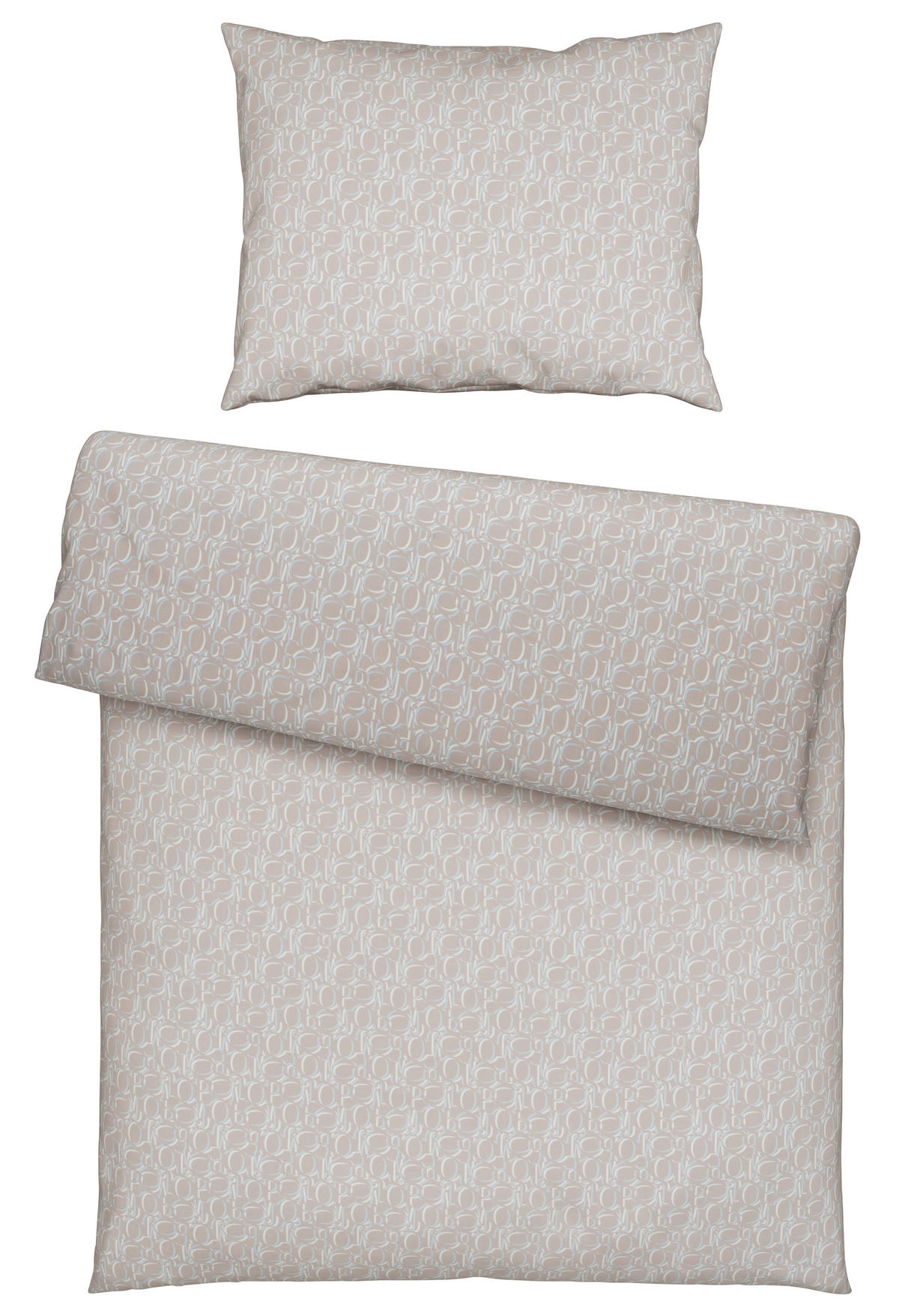BETTWÄSCHE JOOP ORNAMENT Makosatin 140/200 cm  - Beige, Design, Naturmaterialien/Textil (140/200cm) - Joop!