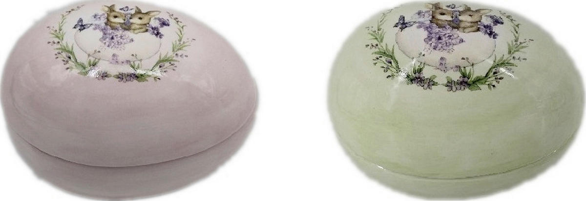 POSODA ZA SHRANJEVANJE     13,2/10/10 cm         - lila/pink, Basics, keramika (13,2/10/10cm)