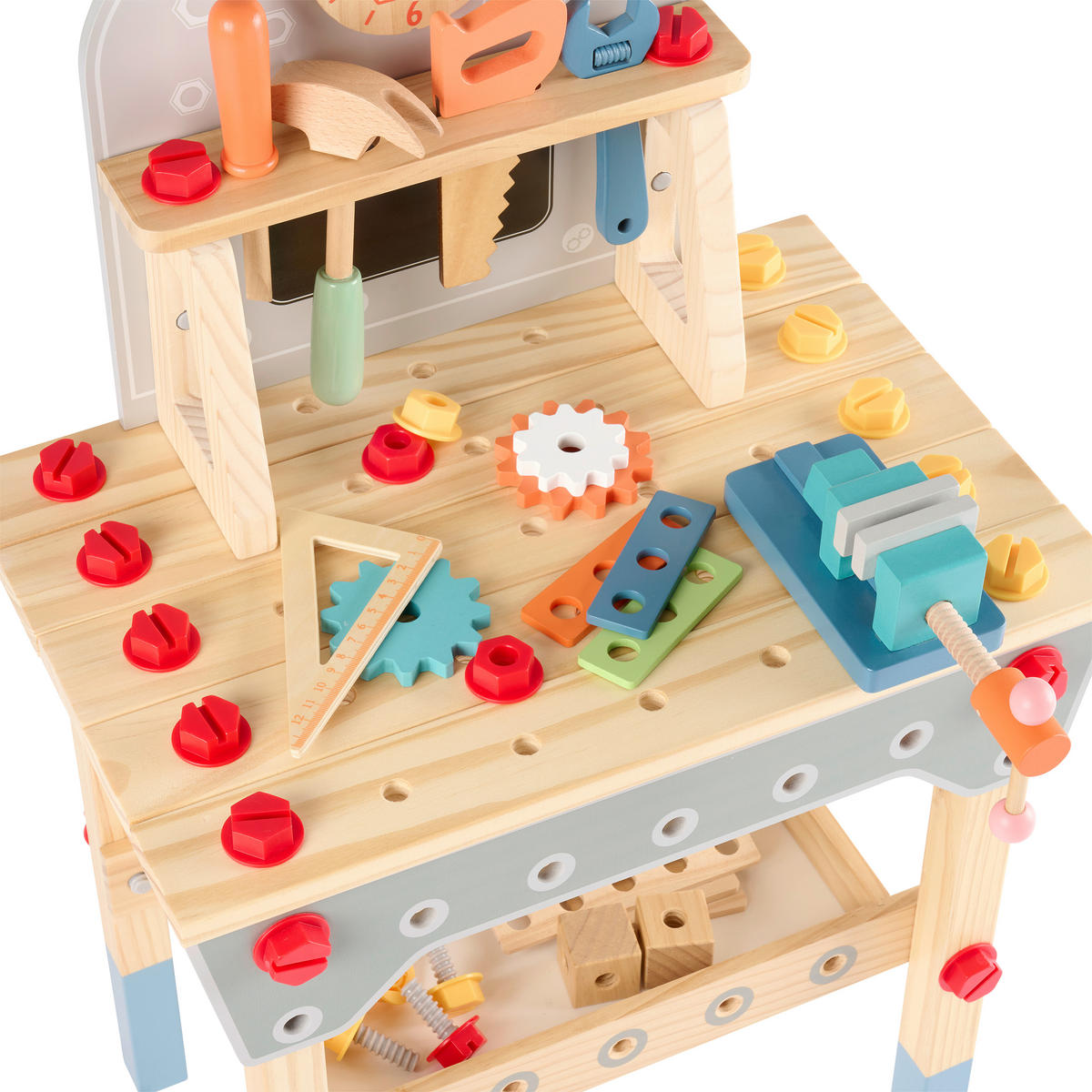 KINDERWERKBANK - Multicolor, Basics, Holz/Kunststoff (45,5/30/76,5cm) - My Baby Lou