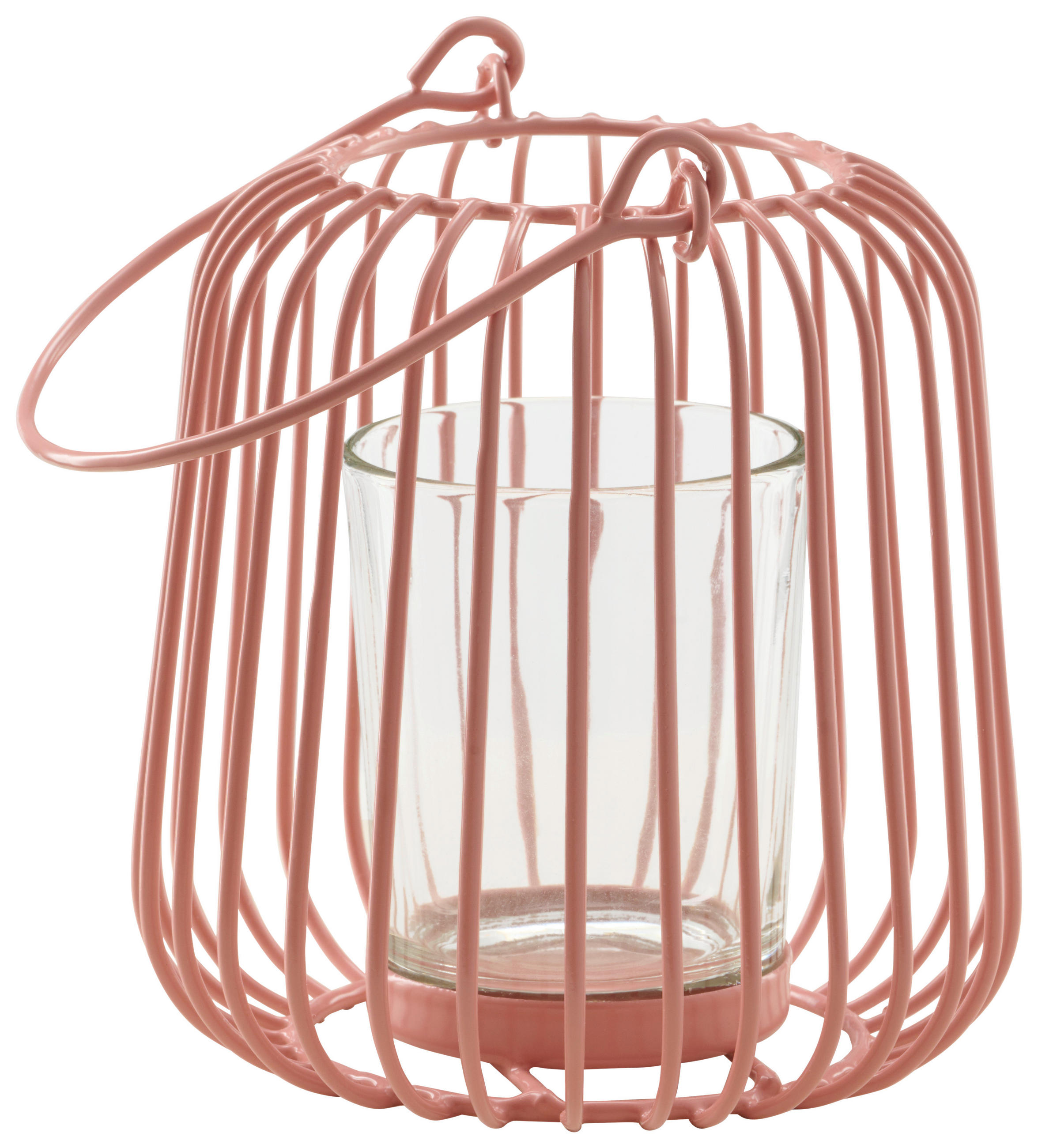 WINDLICHT - Hellrosa, Basics, Metall (10/12cm)