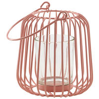 WINDLICHT - Hellrosa, Basics, Metall (10/12cm)