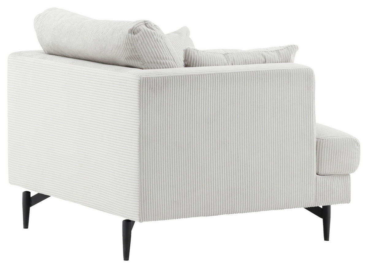 SESSEL in Beige  - Beige, Design, Textil/Metall (104/82/92cm) - Livetastic