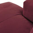 ECKSOFA in Chenille Weinrot  - Weinrot/Schwarz, Design, Kunststoff/Textil (175/280cm) - Landscape