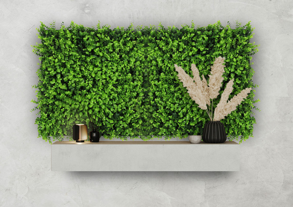AKUSTIČNI PANEL  Modular Wall System Design Flora  52/52/4 cm         - svetlo zelena, Konvencionalno, umetna masa (52/52/4cm) - MID.YOU