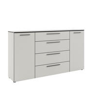 SIDEBOARD Soul  in 180/99,8/40 cm  - Schwarz/Weiß, MODERN, Holzwerkstoff/Kunststoff (180/99,8/40cm)