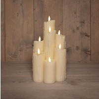 LED-KERZE  - Ecru, Basics (15.5/25.5cm) - X-Mas