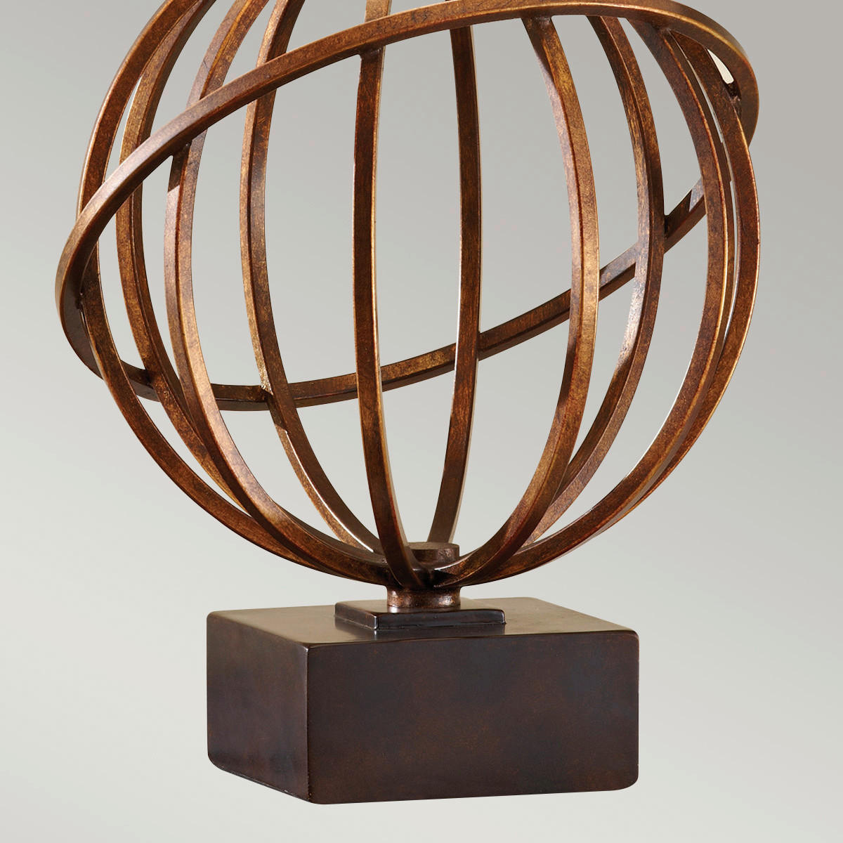 TISCHLEUCHTE - Goldfarben, Design, Metall (39/58/39cm) - Elstead Lighting