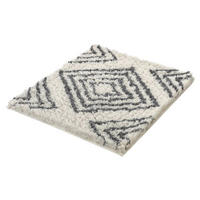 BADTEPPICH Boho Beige 55/65 cm  - Beige, Design, Textil (55/65cm) - Kleine Wolke