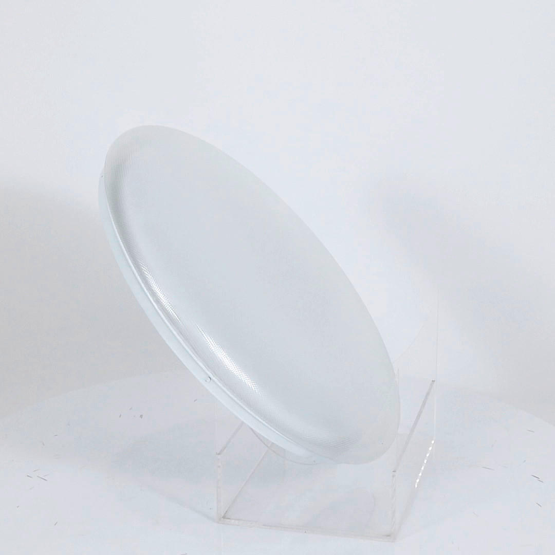 DECKENLEUCHTE 50/8 cm   - Transparent/Weiß, Trend, Kunststoff/Metall (50/8cm) - Novel