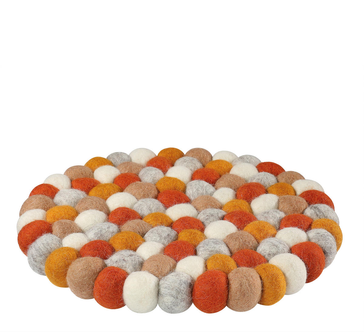 TOPFUNTERSETZER Textil Multicolor 21 cm  - Multicolor, Basics, Textil (21cm) - Cilio