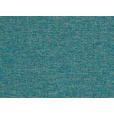 ECKSOFA in Flachgewebe Türkis  - Türkis/Silberfarben, KONVENTIONELL, Holz/Textil (186/255cm) - Cantus