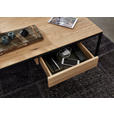 COUCHTISCH in Holz, Metall 125/75/43 cm  - Wildeiche/Schwarz, Design, Holz/Metall (125/75/43cm) - Dieter Knoll
