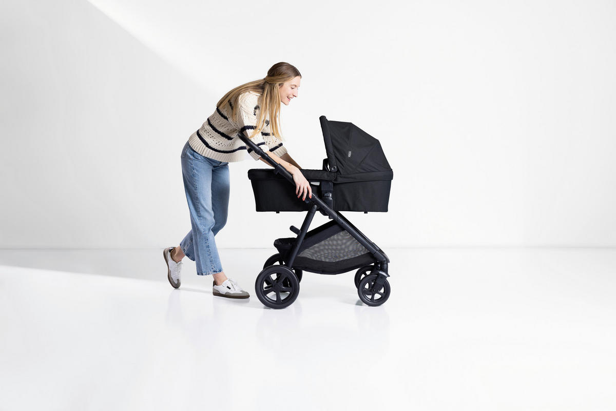 KINDERWAGENSET Near2Me DLX 3in1  - Schwarz, Basics, Textil/Metall (95/62,7/120cm) - Graco