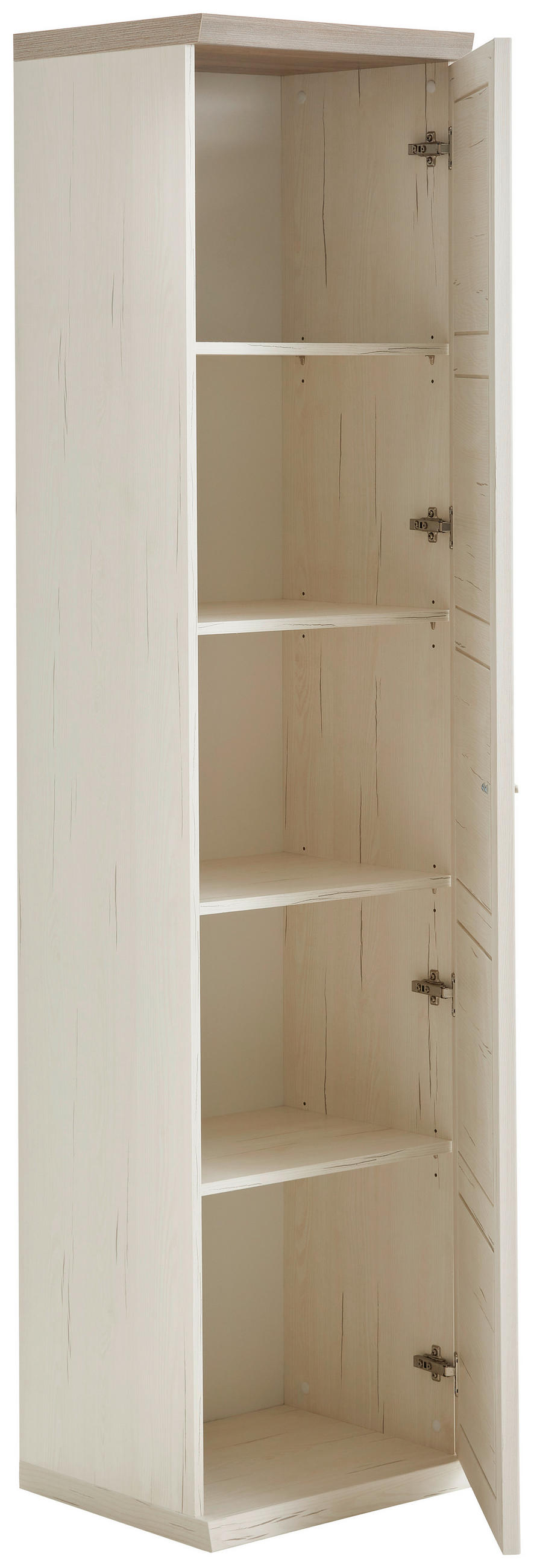 ORMAR ZA DOKUMENTE  siva, bijela  - bijela/siva, Lifestyle, drvni materijal (50,6/209,2/43cm) - Hom`in