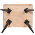 NACHTSCHRANK 40/55/30 cm Eiche furniert  - Eichefarben/Schwarz, Design, Holz/Holzwerkstoff (40/55/30cm) - Landscape