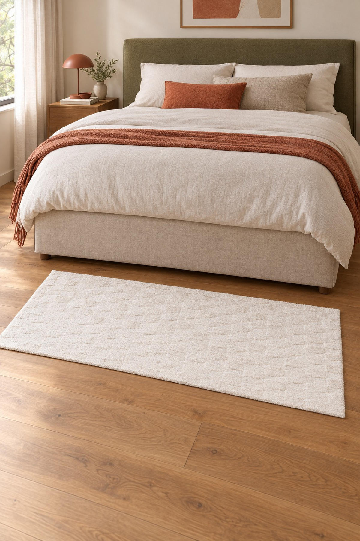 TKANA PREPROGA      80/150 cm    tkano  krem barve  - krem barve, Basics, tekstil (80/150cm)