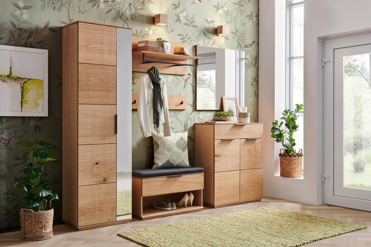 GARDEROBENPANEEL  in 85/30/32 cm  - Eichefarben, Natur, Holz (85/30/32cm) - Linea Natura
