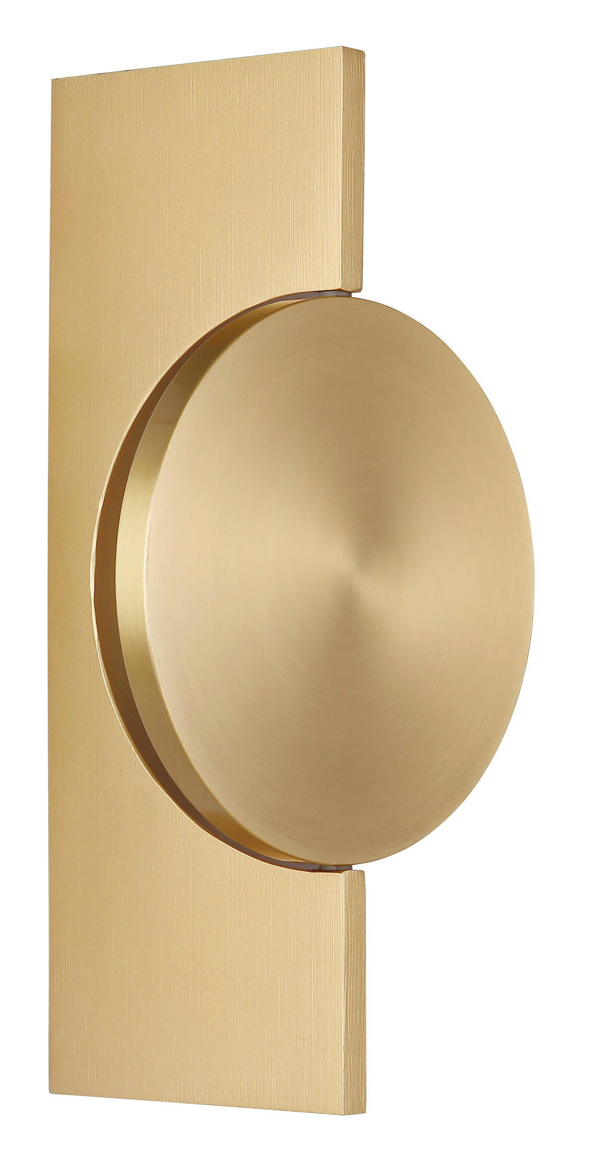 LED-WANDLEUCHTE Jasper 10/28 cm  - Messingfarben, Design, Metall (10/28cm) - Globo