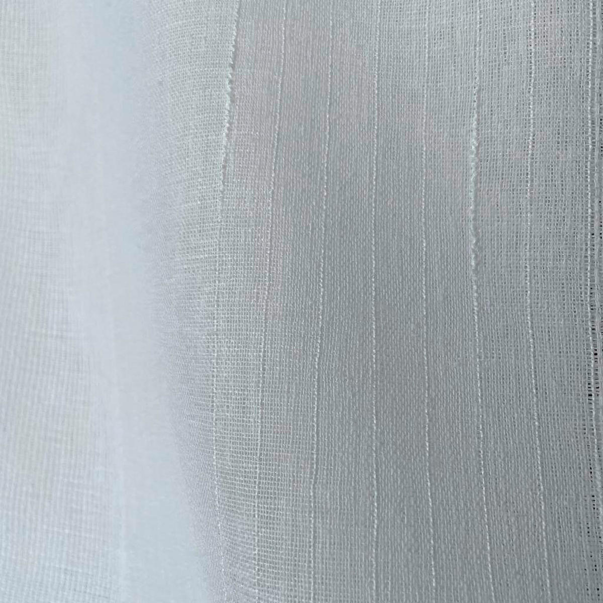 MATERIAL TEXTIL DECORATIV semitransparent  - alb, Basics, plastic (300cm)